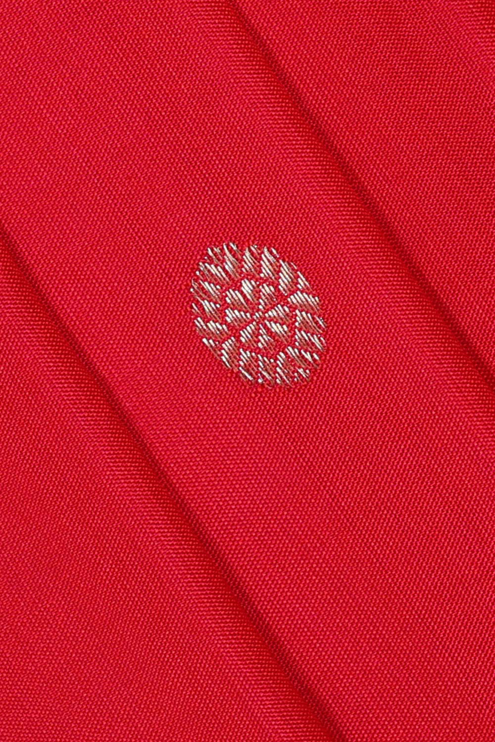 Image of Gadwal Silk Red Saree